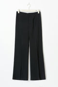 Straight viscose trousers - Pumice stone