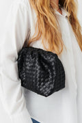 Braided clutch bag - Noir