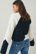 y knitted sweater - Navy str