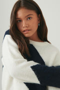 y knitted sweater - Navy str