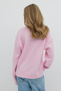 y knitted sweater - Navy blazer
