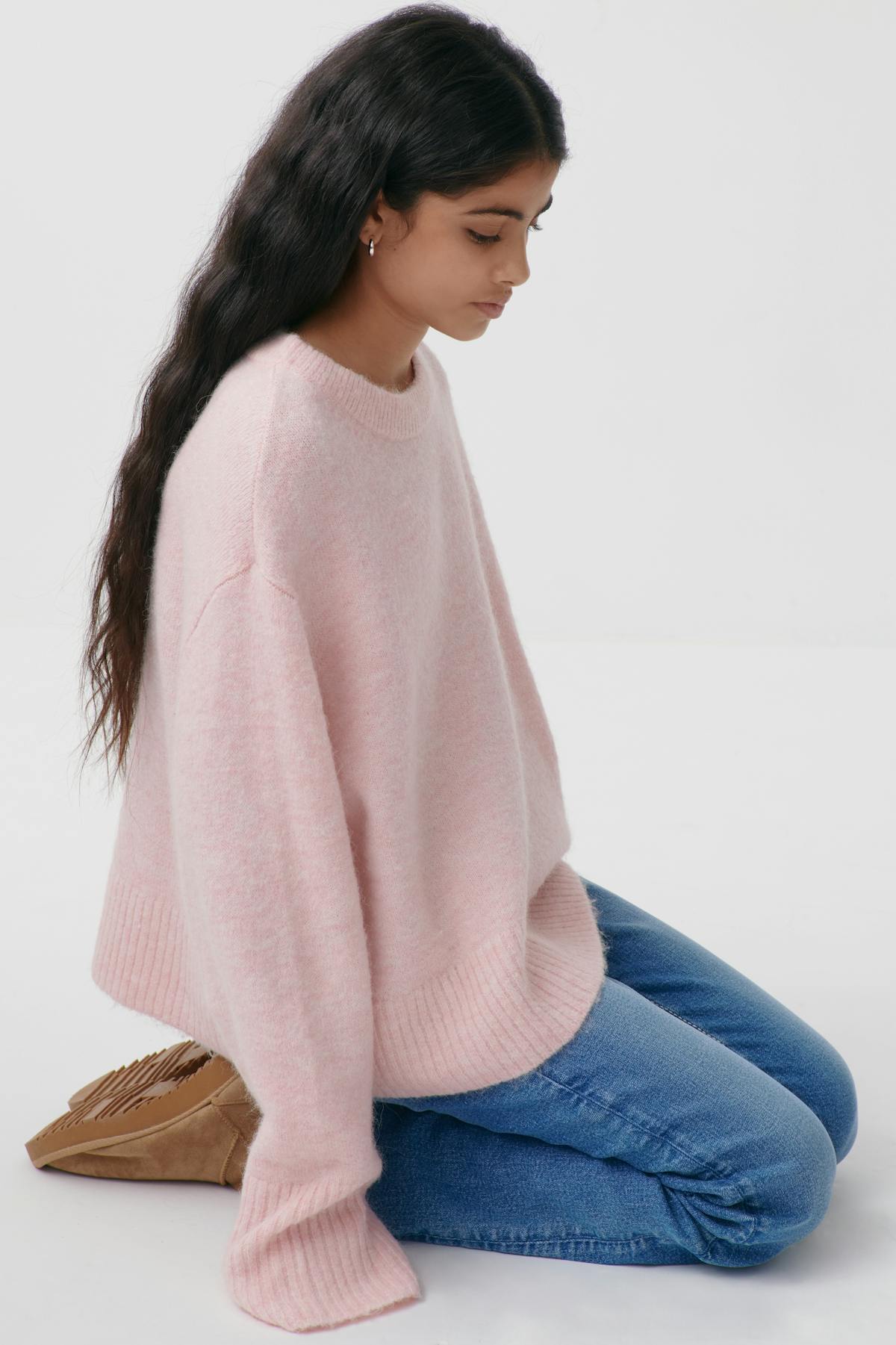 Oversized sweater - Oat melange