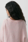 Oversized sweater - Pink melange