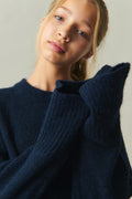 Oversized sweater - Pink melange