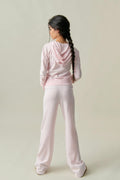 y soft knitted zip hoodie - Rose
