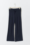 y soft knitted pants - Bleu marine