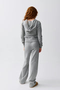 y soft knitted pants - Grey melange