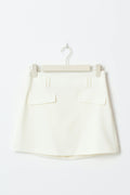 Tailored mini skirt - Noir
