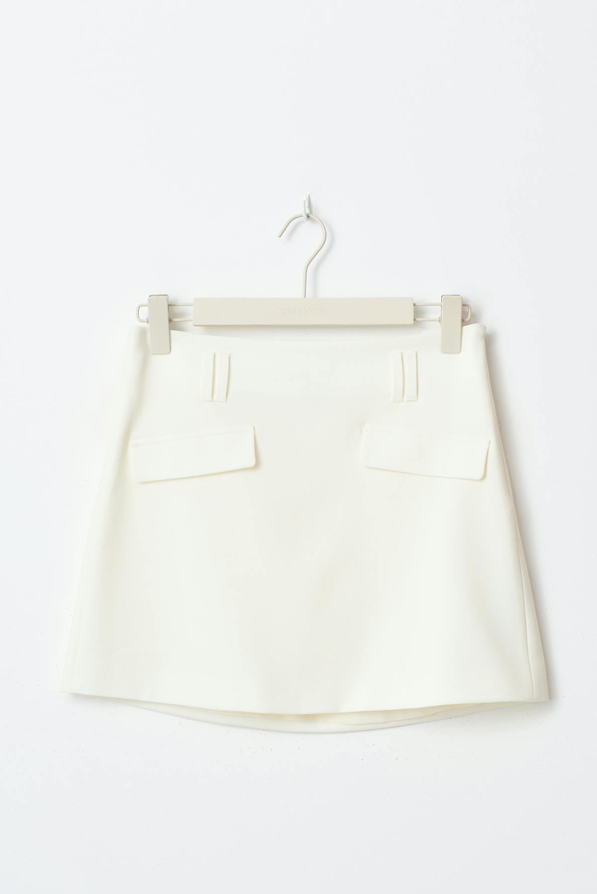 Tailored mini skirt - Noir