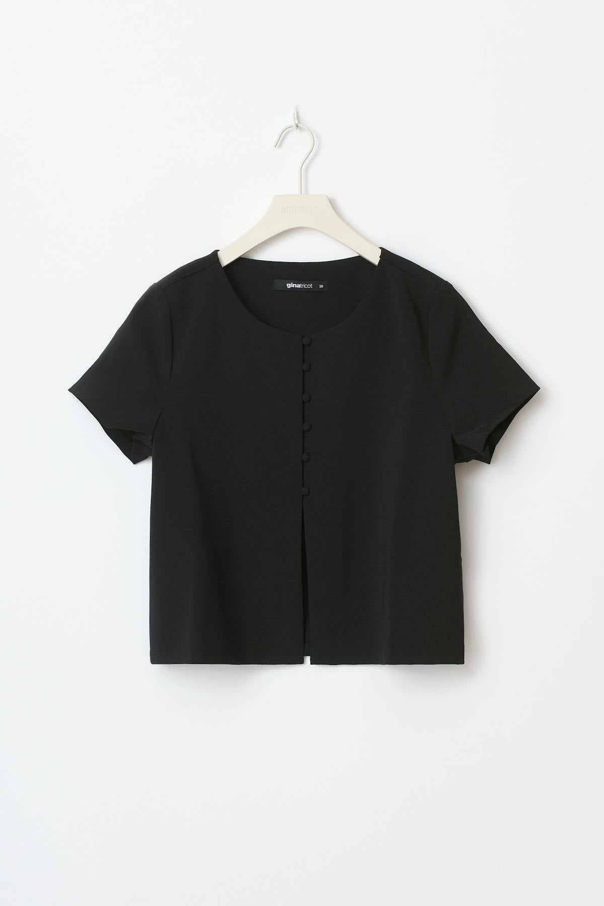Short sleeve top - Noir