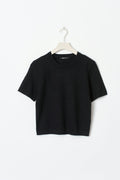 Knitted tee - Noir