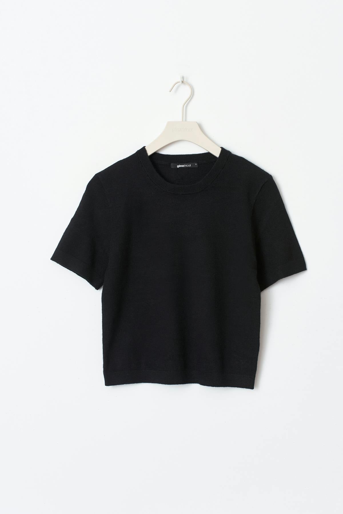 Knitted tee - Noir