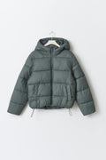 Short puffer jacket - Vert