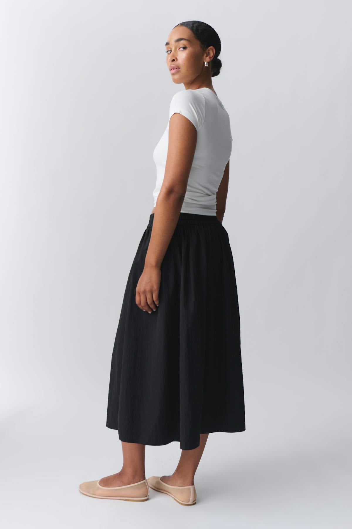 Pleated skirt - Noir