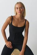 Knitted homewear singlet - Noir