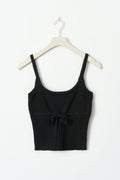 Knitted homewear singlet - Noir