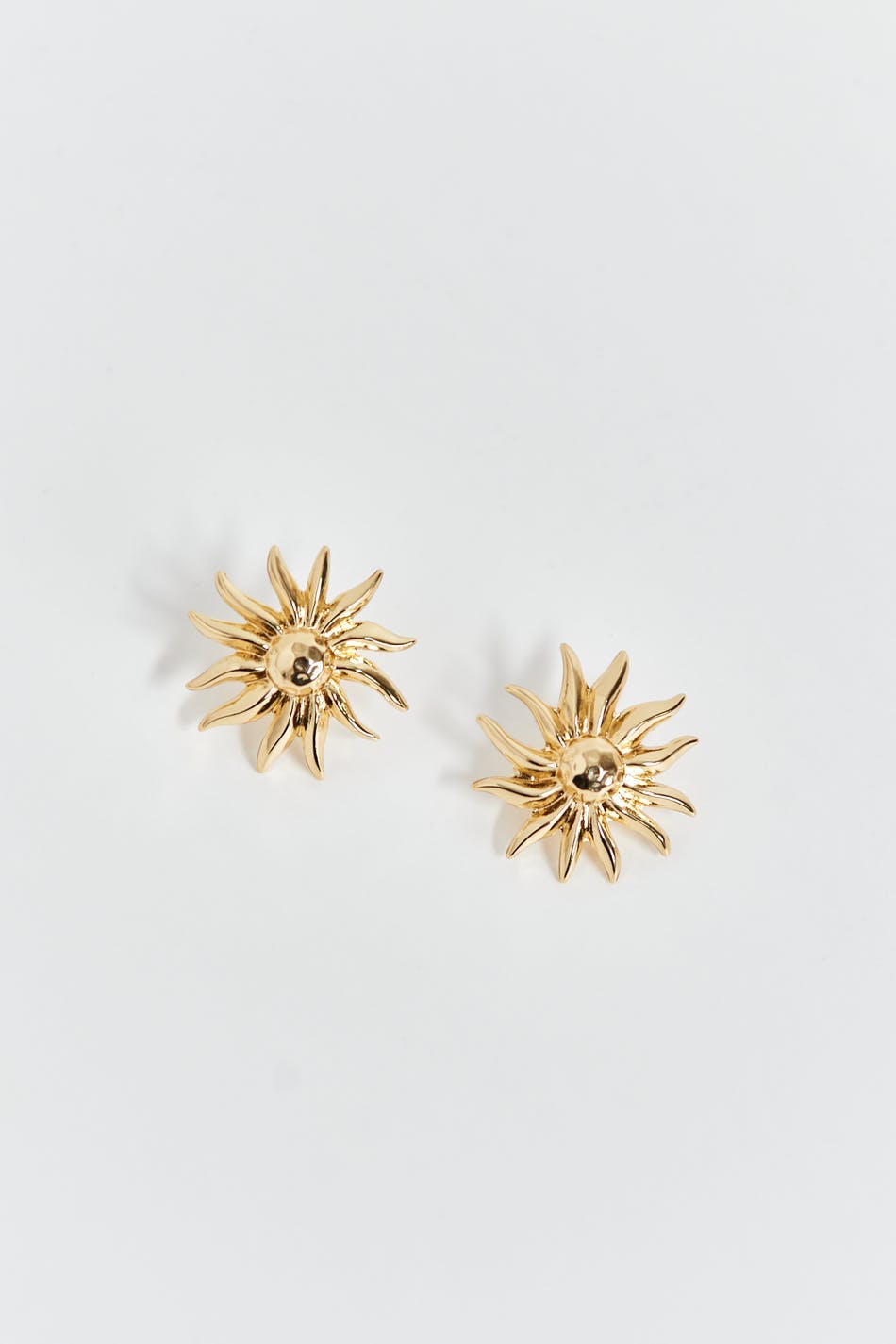 Sun earrings - Doré