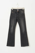 Embroidery jeans - Mid blue