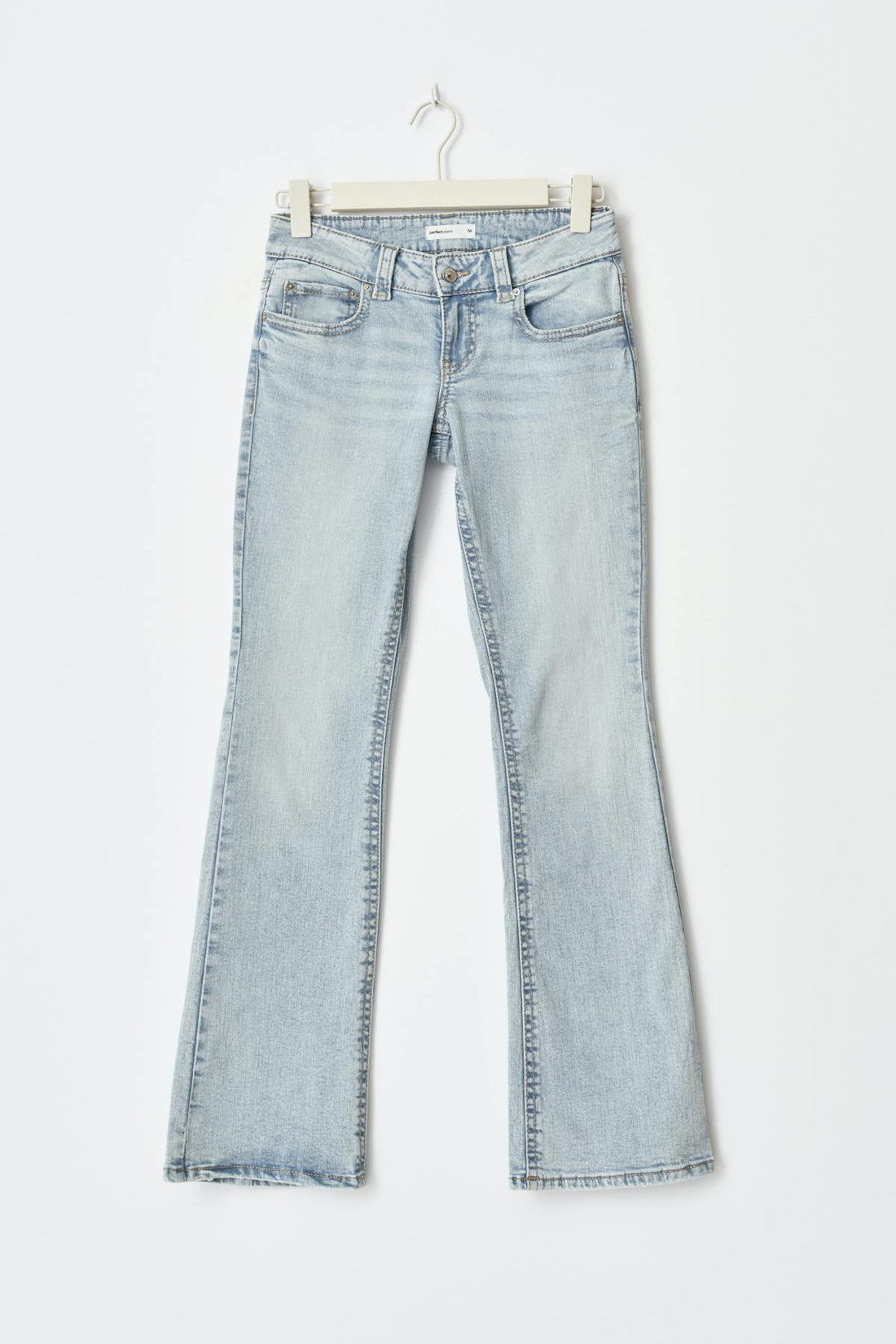 Y2k petite bootcut jeans - Gris clair