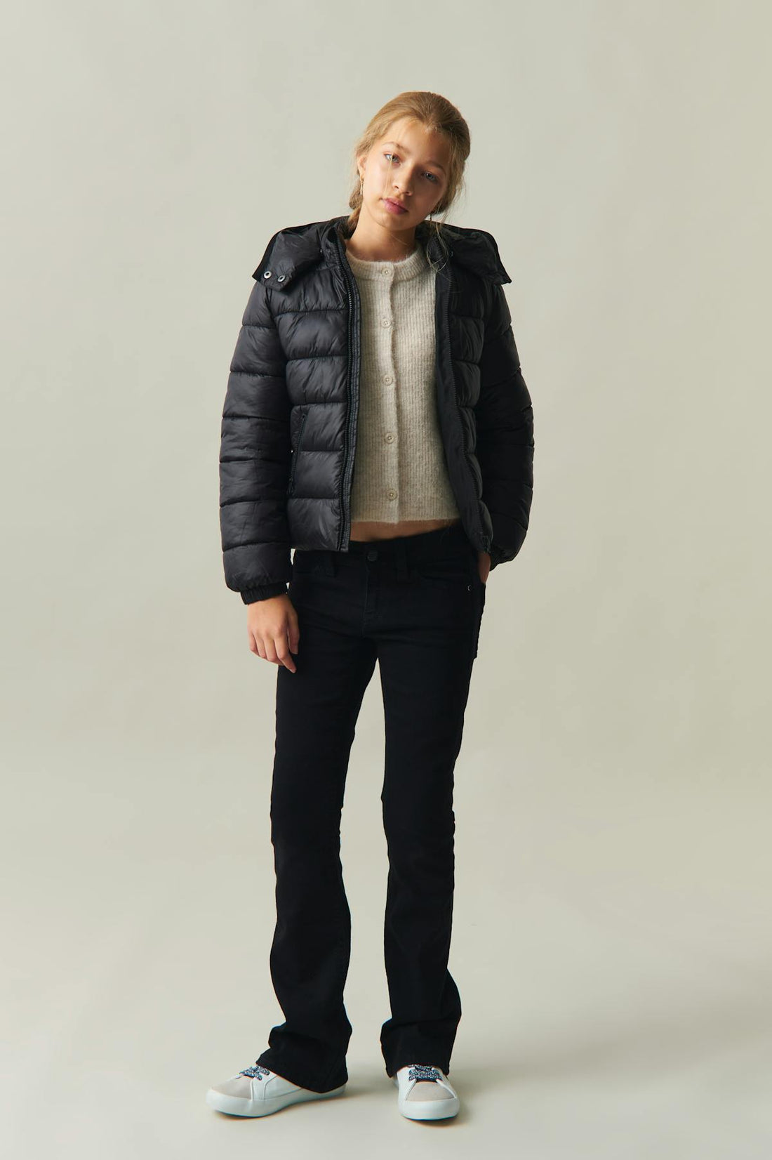 y puffer jacket - Noir