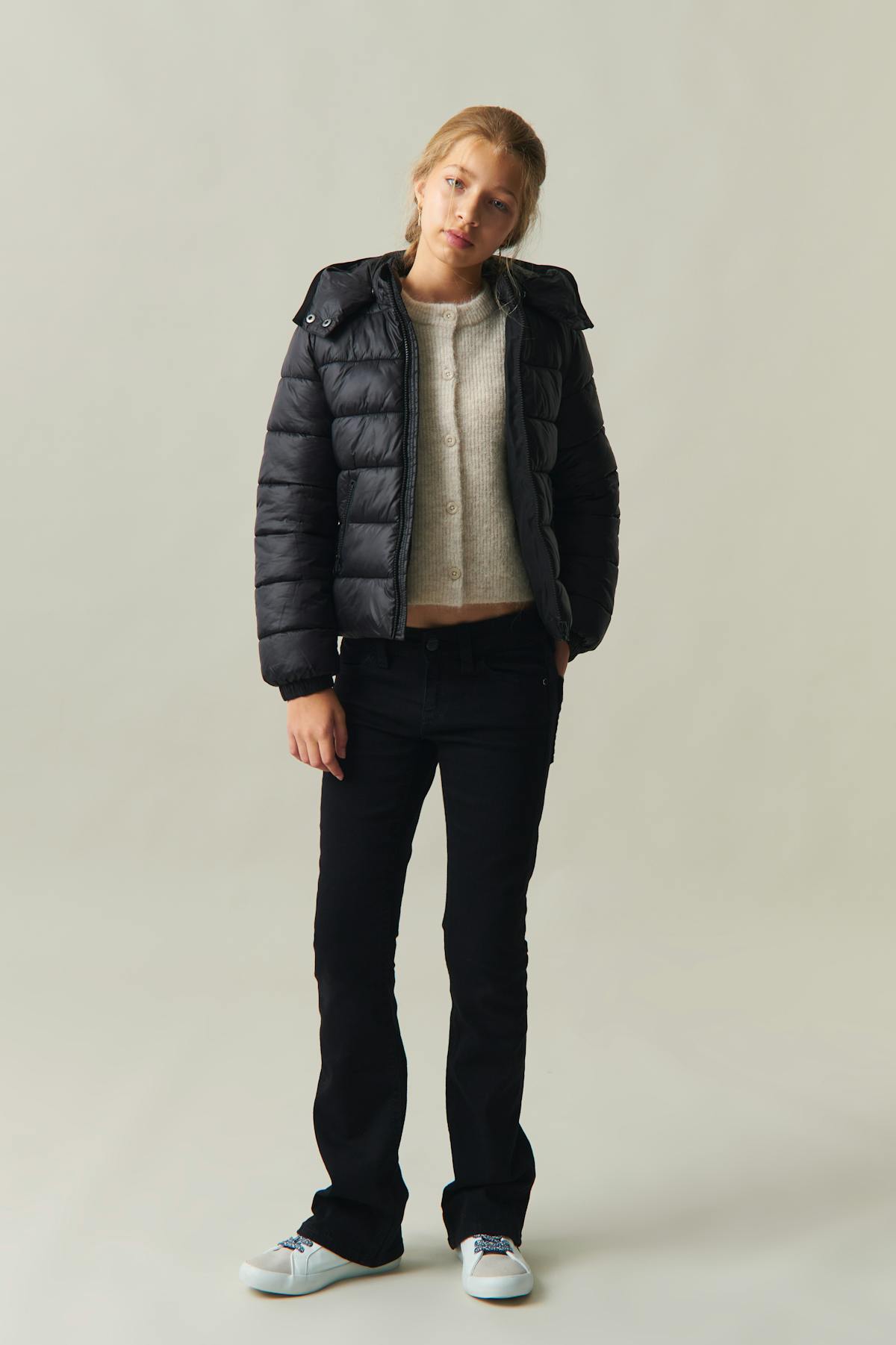 y puffer jacket - Noir