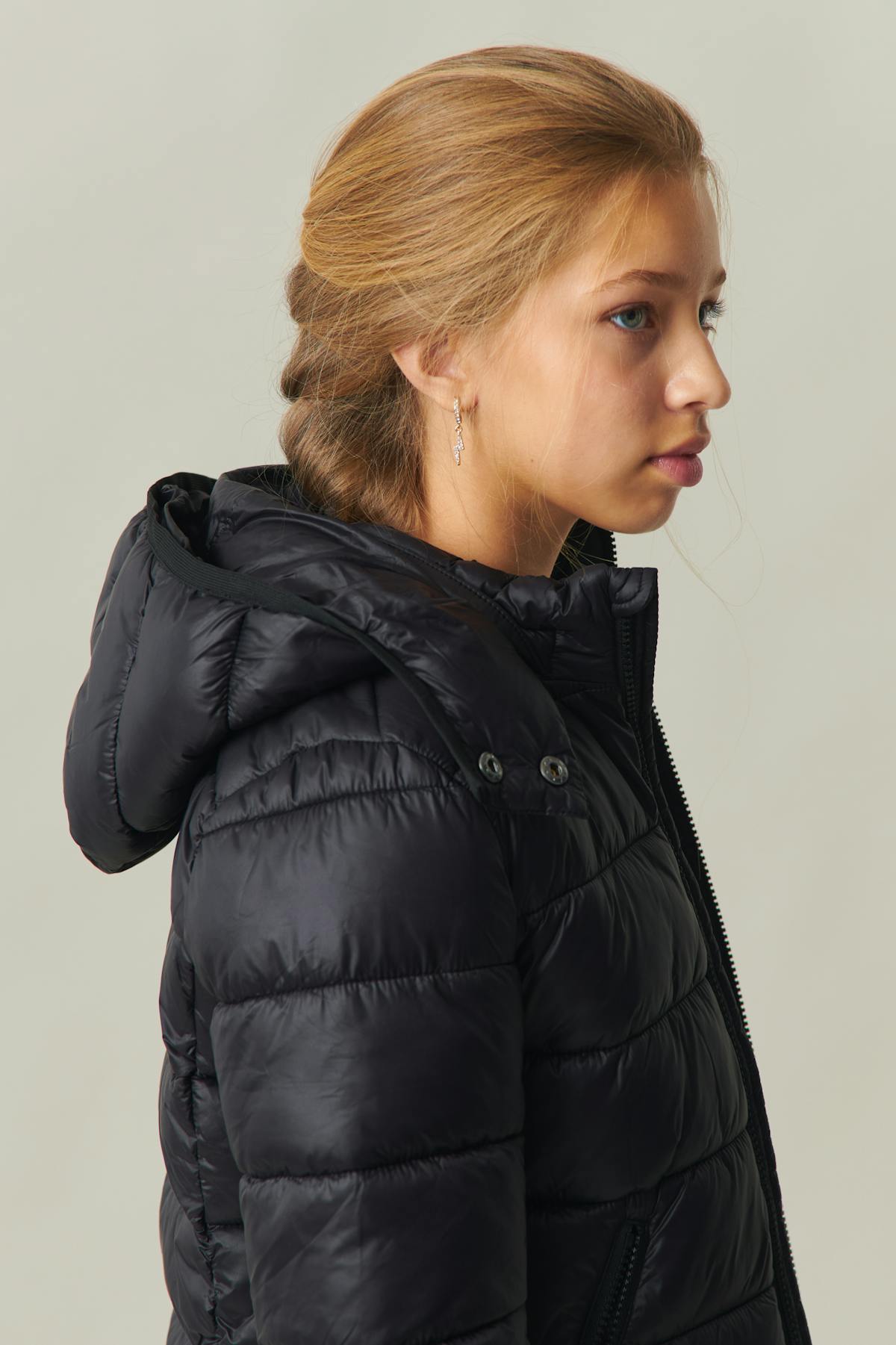 y puffer jacket - Noir