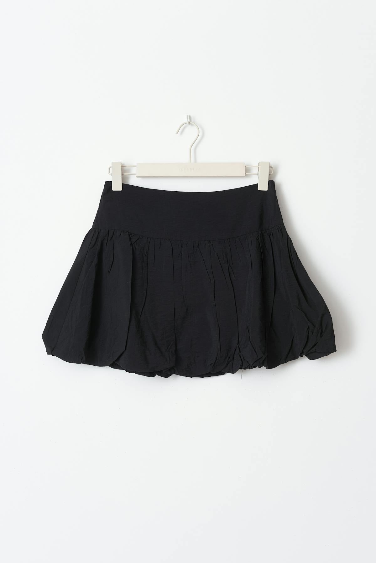 Mini balloon skirt - Noir