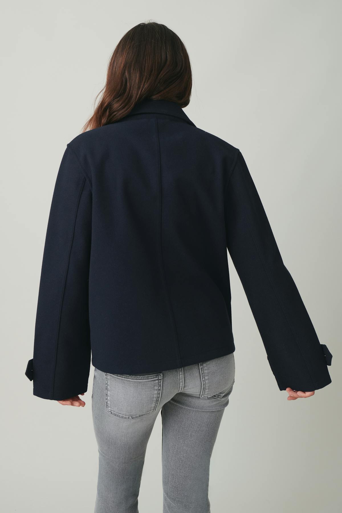 y felt jacket - Bleu marine