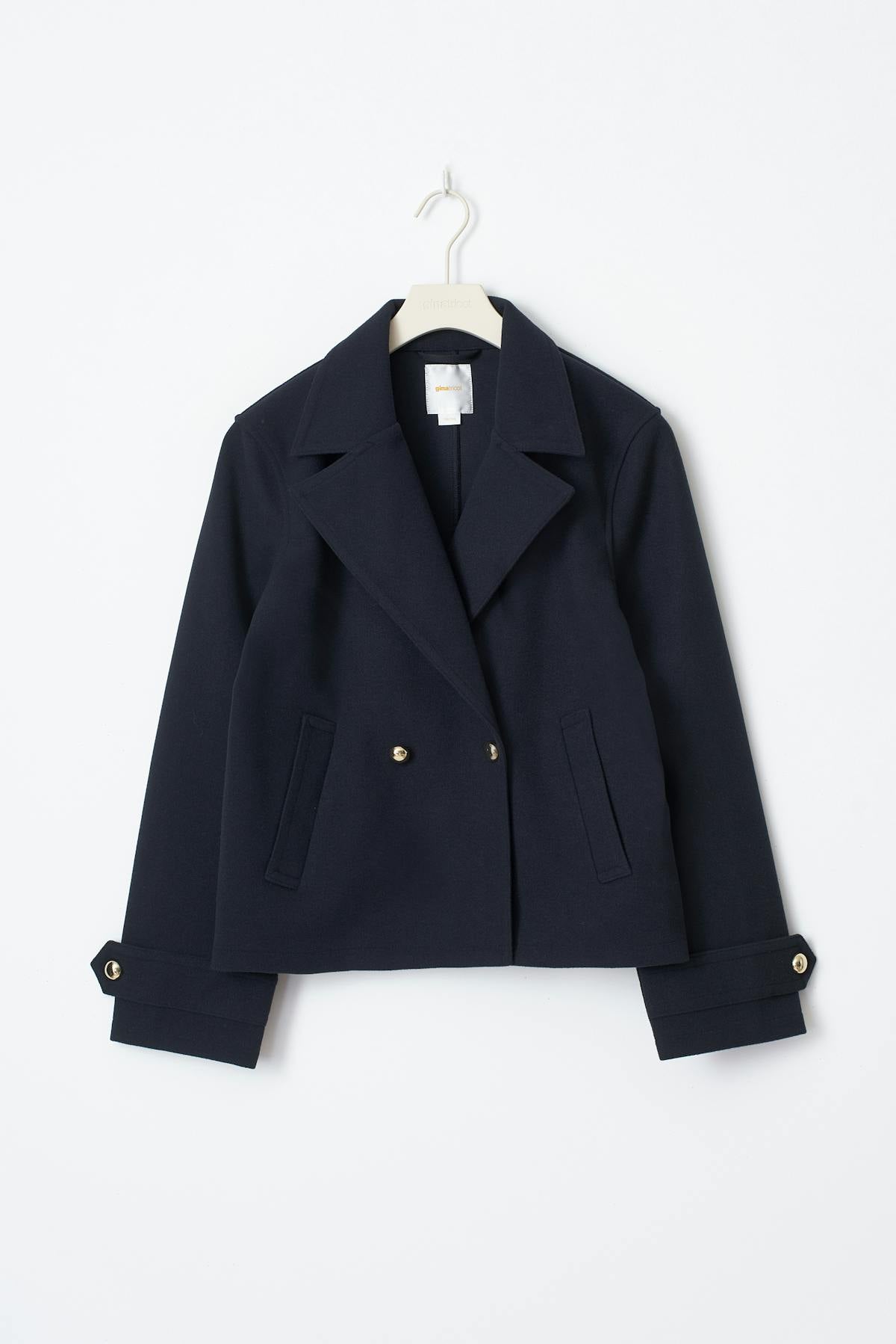 y felt jacket - Bleu marine