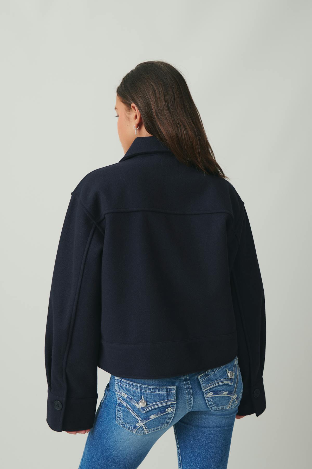 y front pocket jacket - Bleu marine