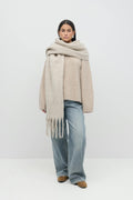 Soft chunky scarf - Noir