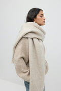 Soft chunky scarf - Marron