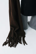 Soft chunky scarf - Kaki