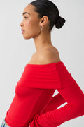 Off shoulder top - Noir