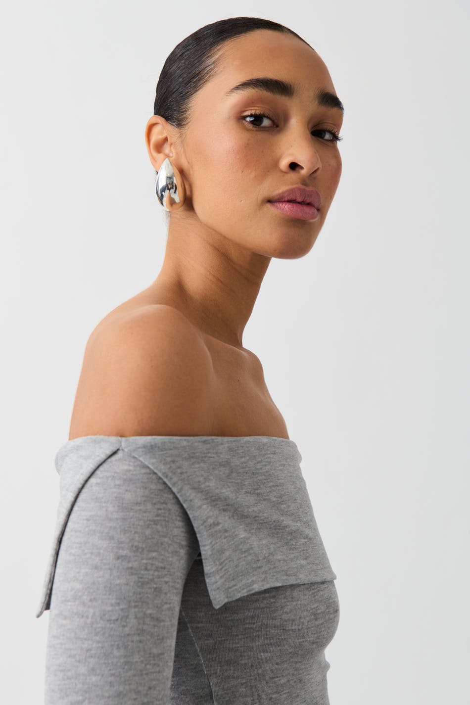 Off shoulder top - High risk red