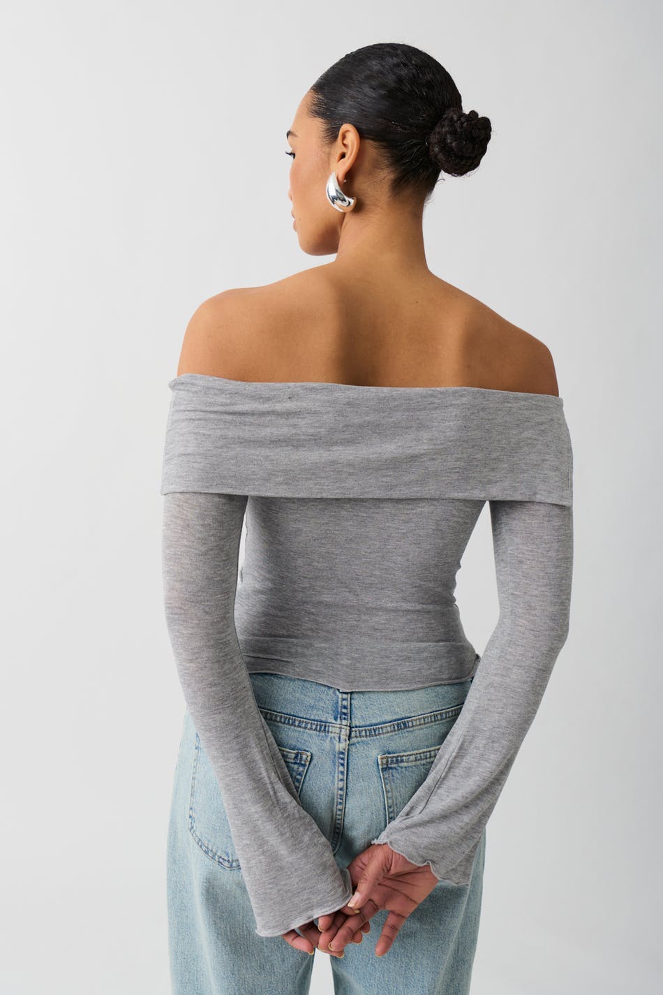 Off shoulder top - High risk red