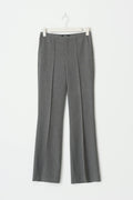 mid waist bootcut trousers - Grey melange