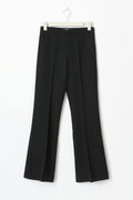 mid waist bootcut trousers - Noir