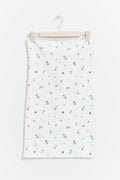 Super stretch mini tube dress - Berry ditsy
