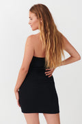 Super stretch mini tube dress - Noir
