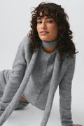 Knitted choker scarf - Multicolore