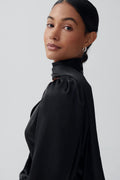 Scarf blouse - Noir