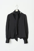 Scarf blouse - Noir