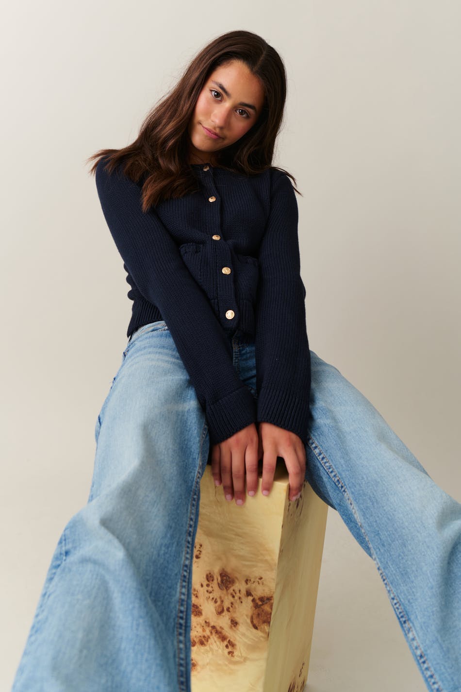 cardigan - Bleu marine