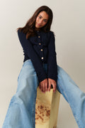 cardigan - Bleu marine