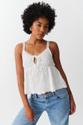 Textured singlet - Peacoat
