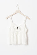 Textured singlet - Blanc cassé