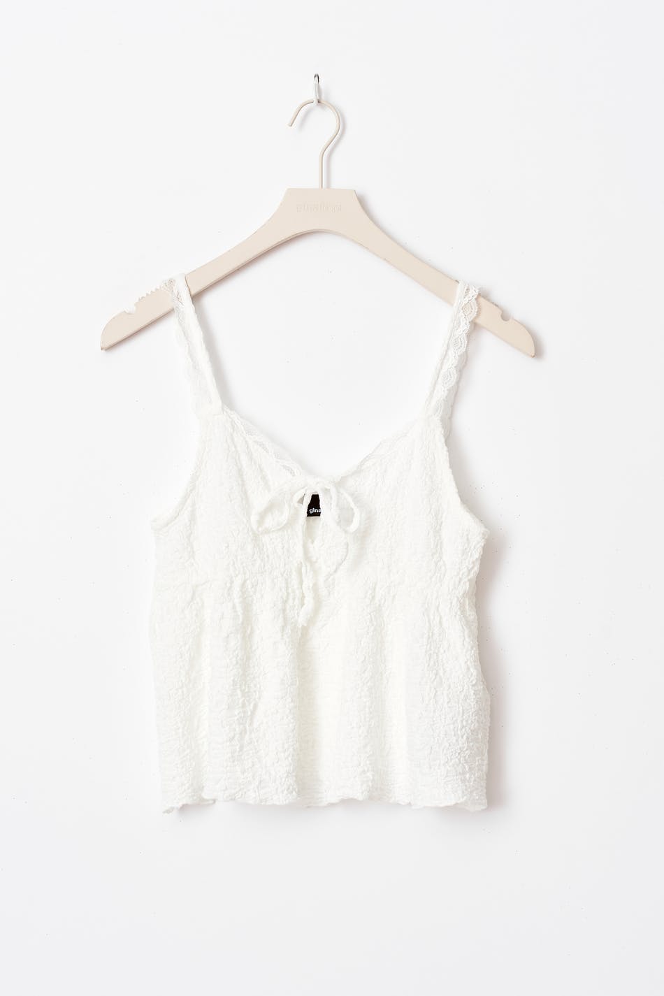 Textured singlet - Blanc cassé