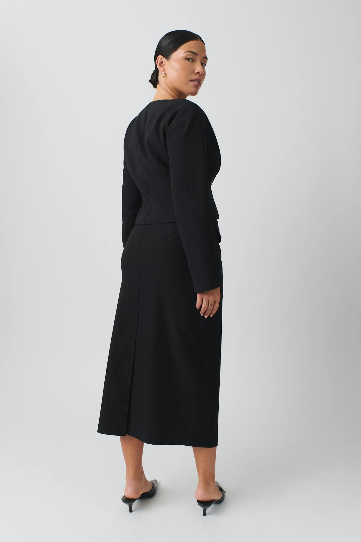 Tailored skirt - Noir