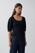 Waisted top - Blanc cassé